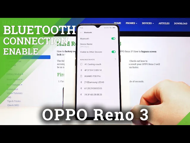 Video thumbnail for How to Pair Bluetooth Device with OPPO Reno 3 – Connect Bluetooth
