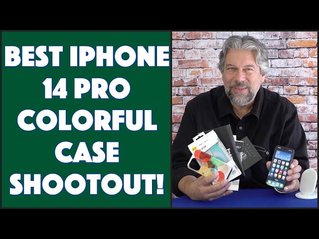 Video thumbnail for iPhone 14 Pro Colorful Protective Case -- REVIEW ROUNDUP