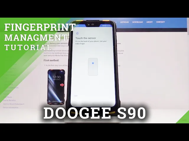 Video thumbnail for How to Add Fingerprint in DOOGEE S90 - Fingerprint Unlocking