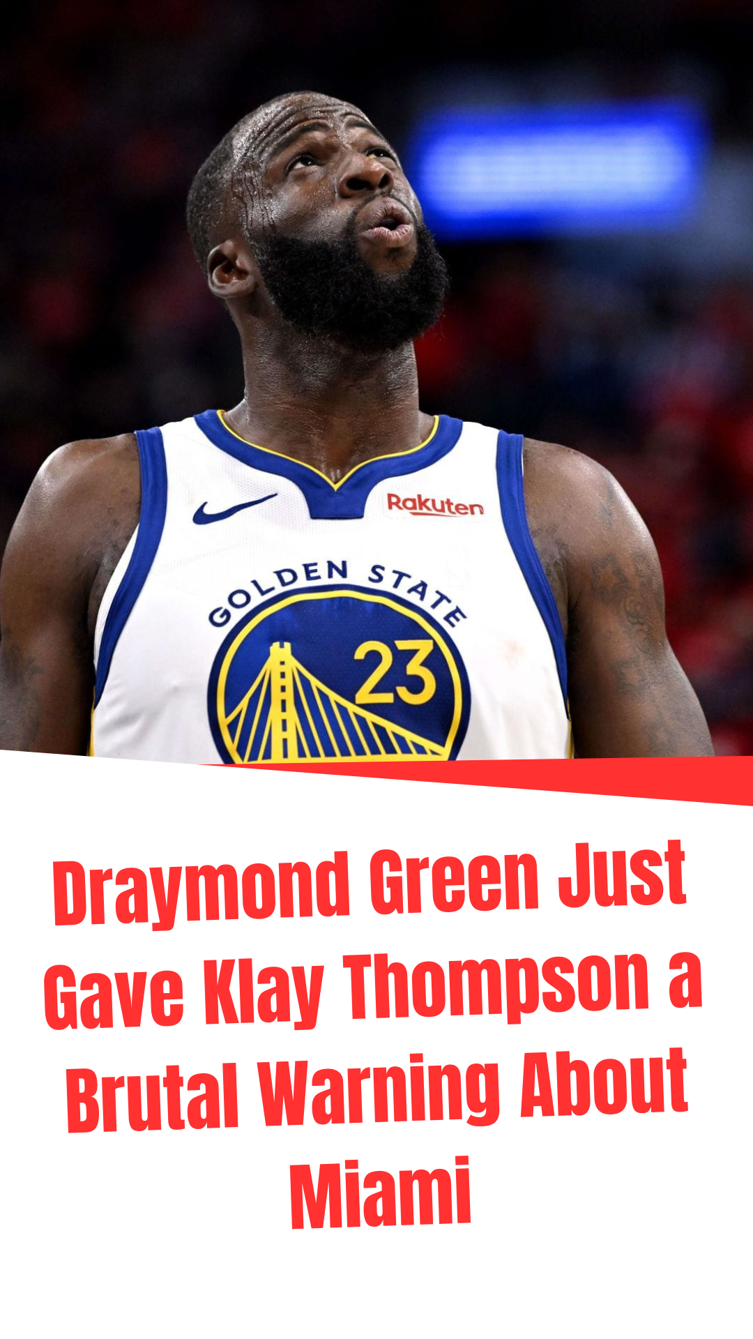 Video thumbnail for Draymond Green Just Gave Klay Thompson a Brutal Warning About Miami