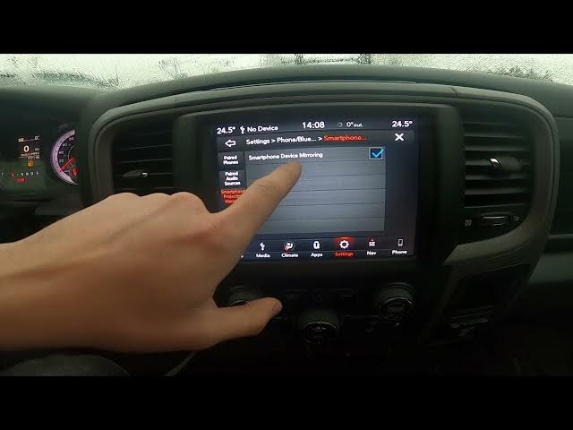 Video thumbnail for How to Find and Manage Bluetooth Settings in Dodge Ram 1500 II ( 2019 - now ) - Manage Bluetooth