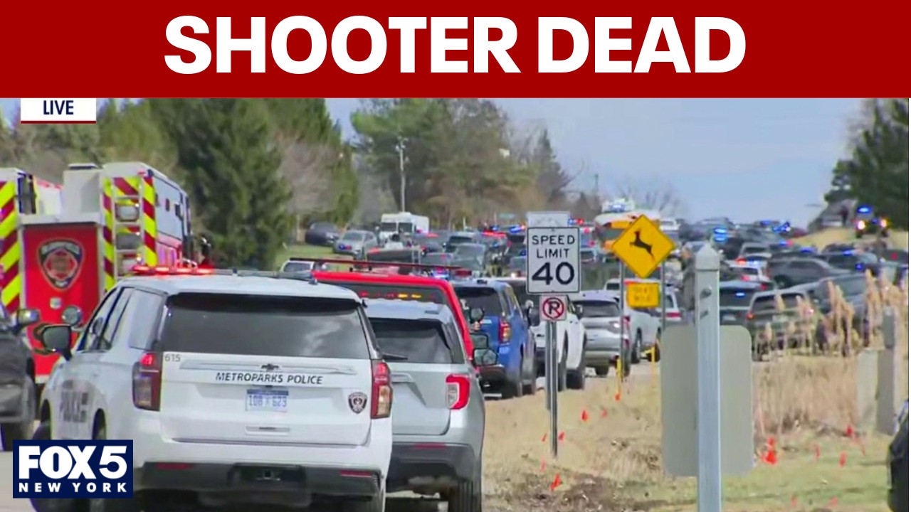 Video thumbnail for Shooter dead in Jewish synagogue attack in West Bloomfield: 'No kids or staff injured'