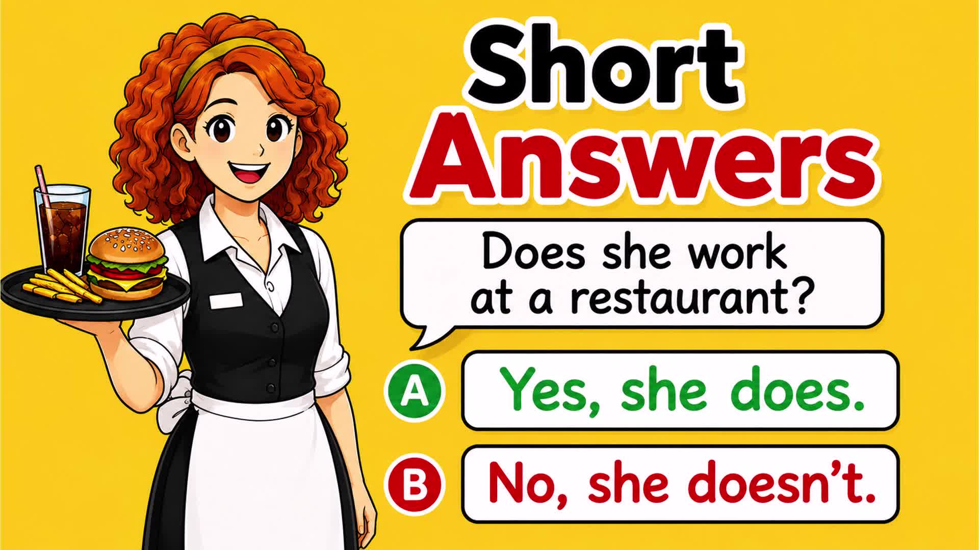 Video thumbnail for Short Answers in English | Yes, I Do. - No, I Don’t.
