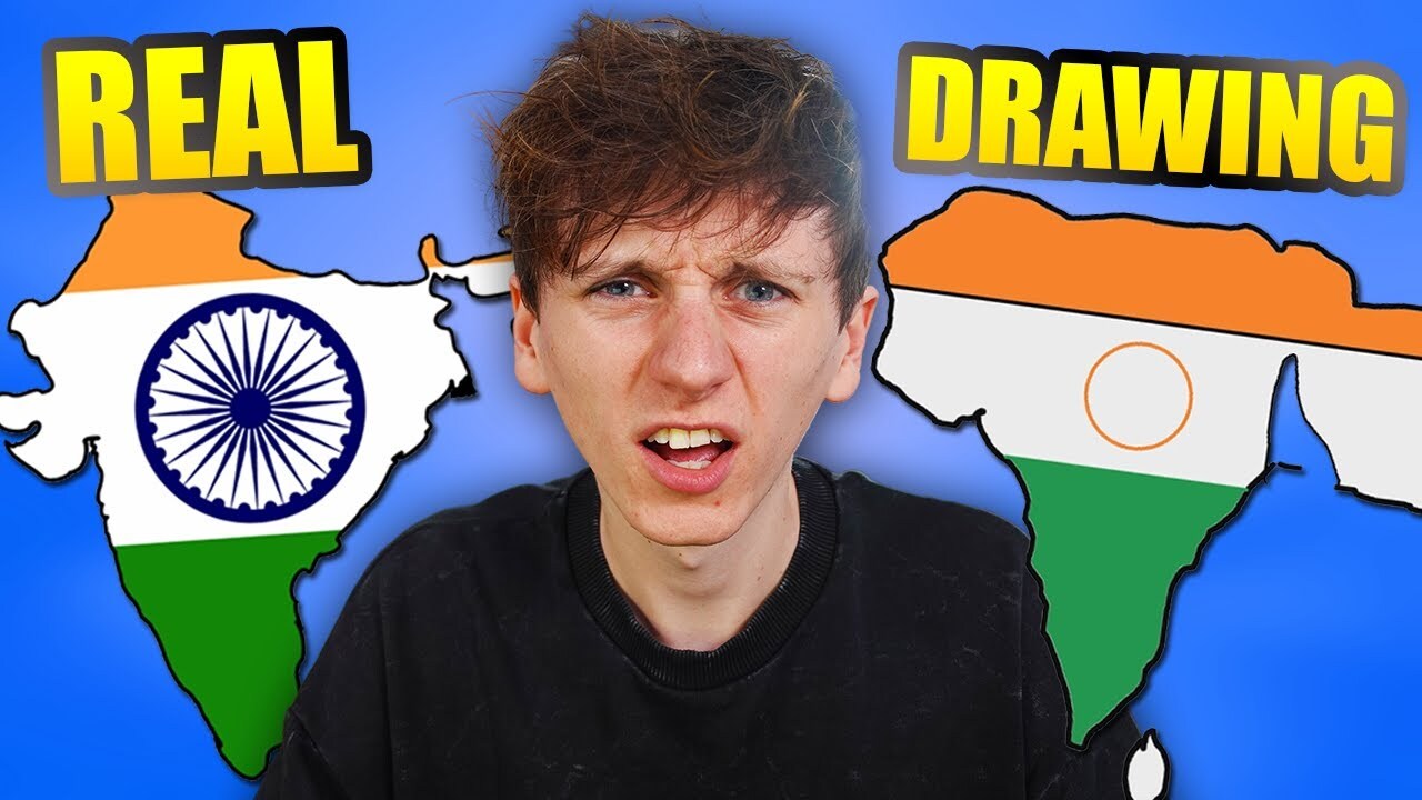 Video thumbnail for Drawing COUNTRIES from Memory