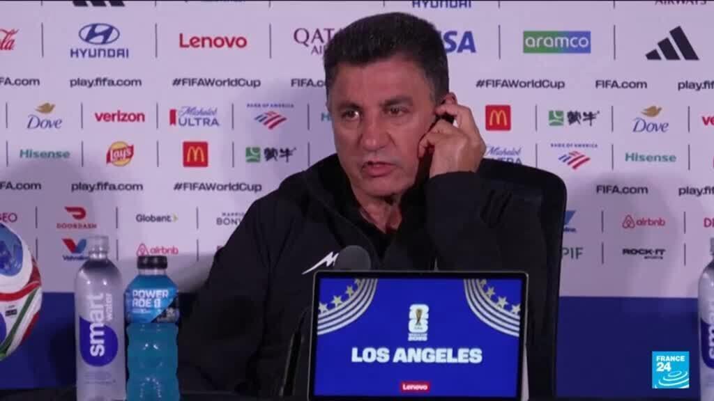 Video thumbnail for 2026 World Cup: Iran's football coach says US travel rules continue to disrupt preparations