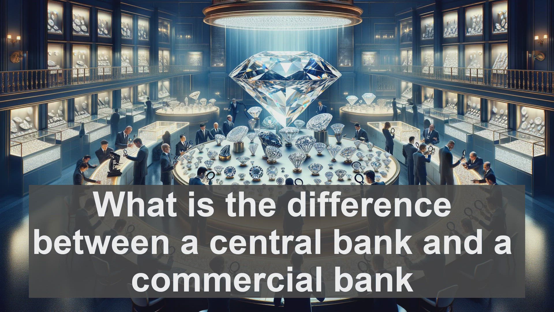 'Video thumbnail for What is the difference between a central bank and a commercial bank?'