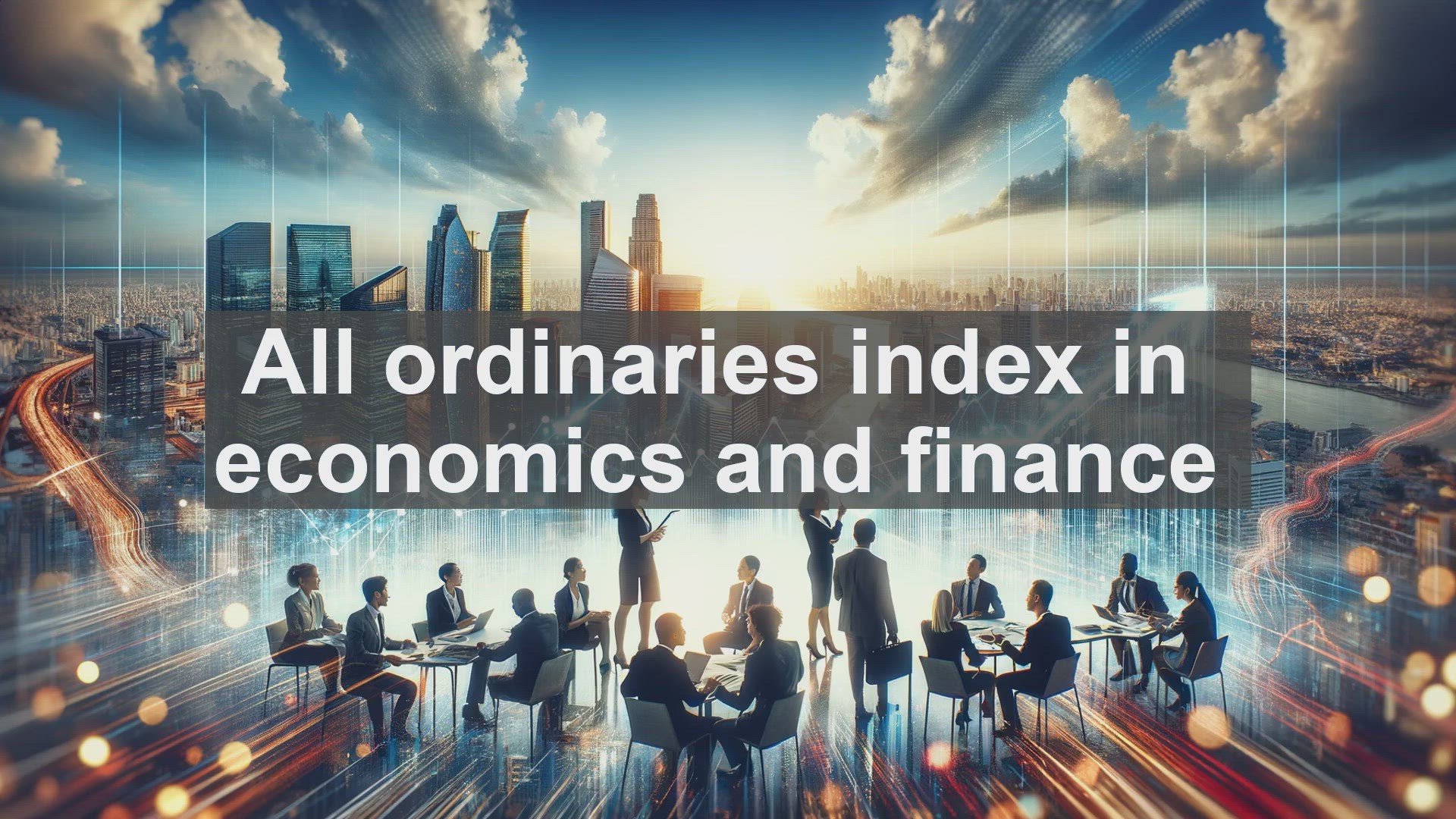 'Video thumbnail for All ordinaries index in economics and finance'