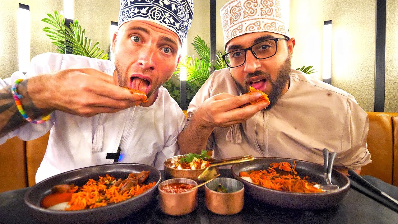 Video thumbnail for Omani INDIAN FUSION FOOD - 12+ Indian Dishes at Kumar in Muscat, Oman!!