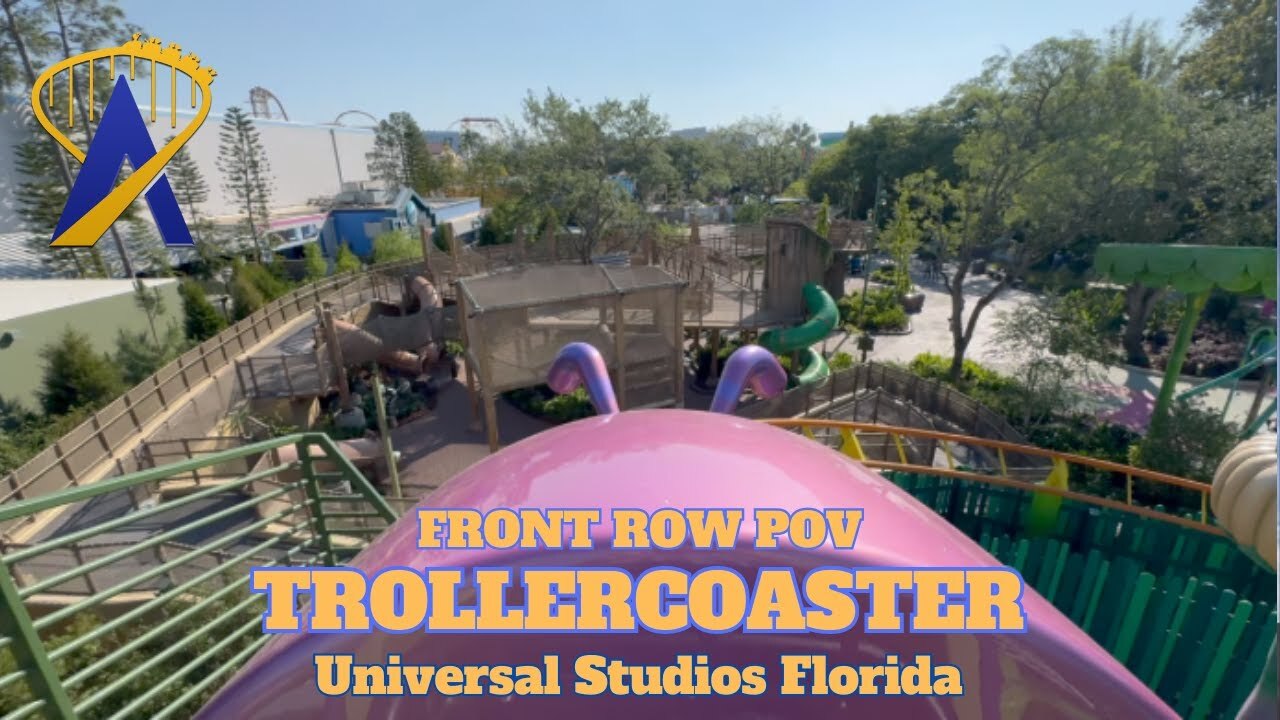 Video thumbnail for Trollercoaster Front Row POV from Dreamworks Land at Universal Studios Florida