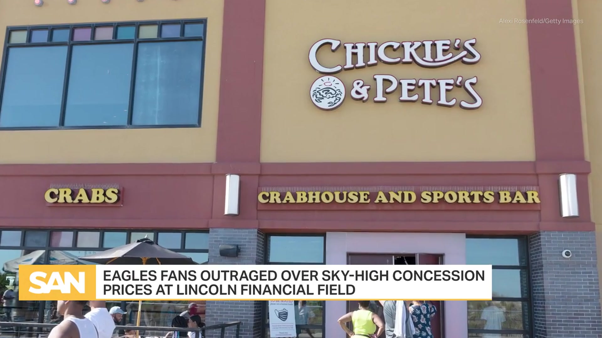'Video thumbnail for Philly fans outraged over ‘extortionate’ concession prices at Eagles' stadium'