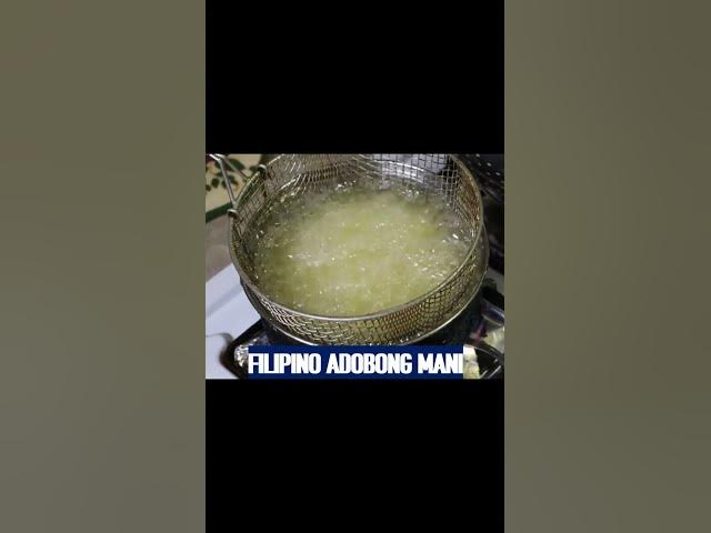 Video thumbnail for Adobong Mani. One-minute  Roasted Garlic Peanut.