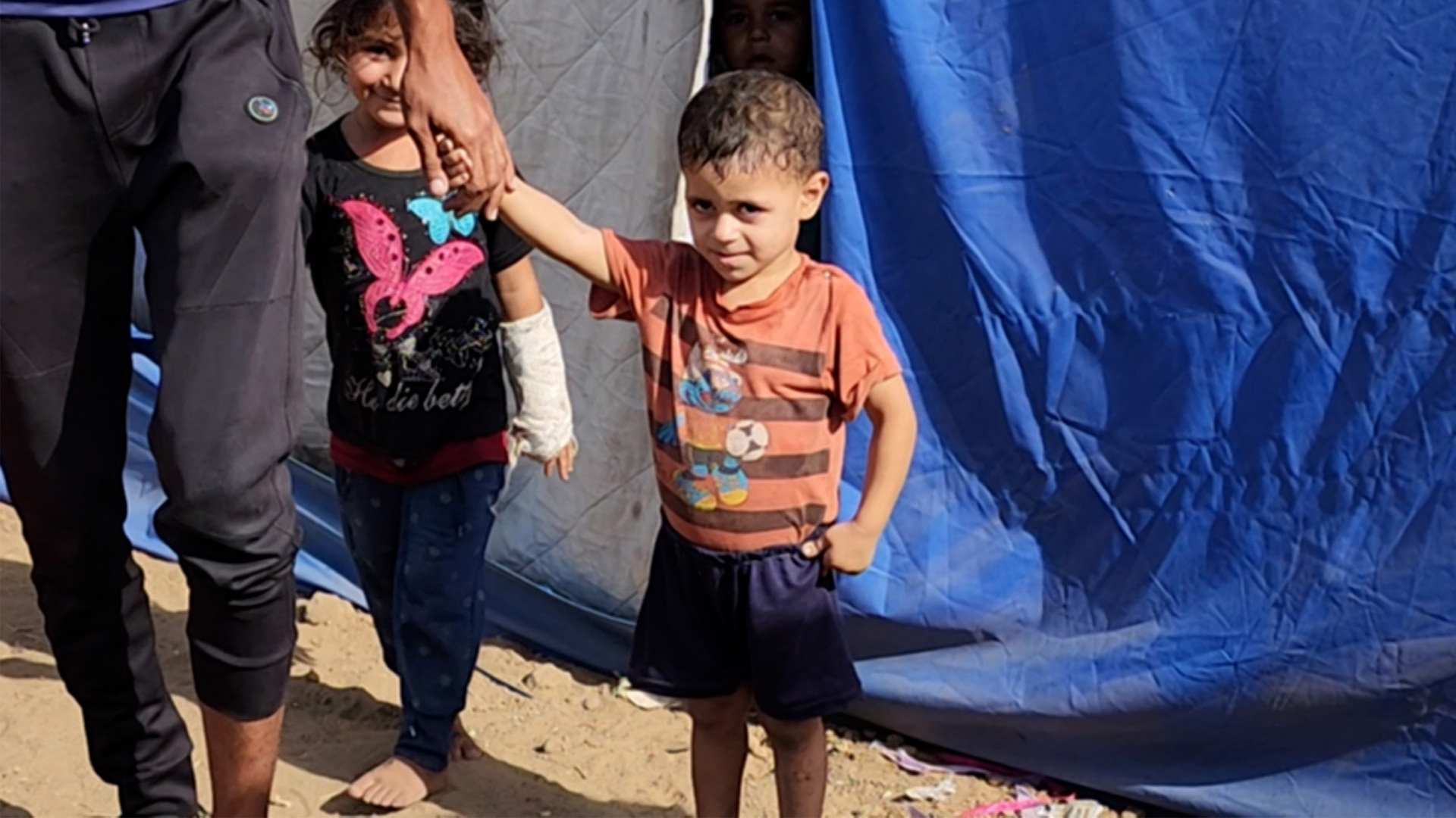 Video thumbnail for The difficult lives of Gaza's babies born on October 7