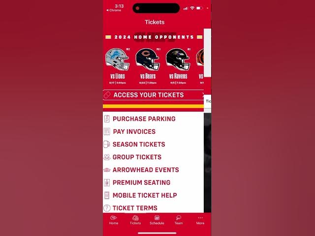 Video thumbnail for CHIEFS APP - how to install on iPhone