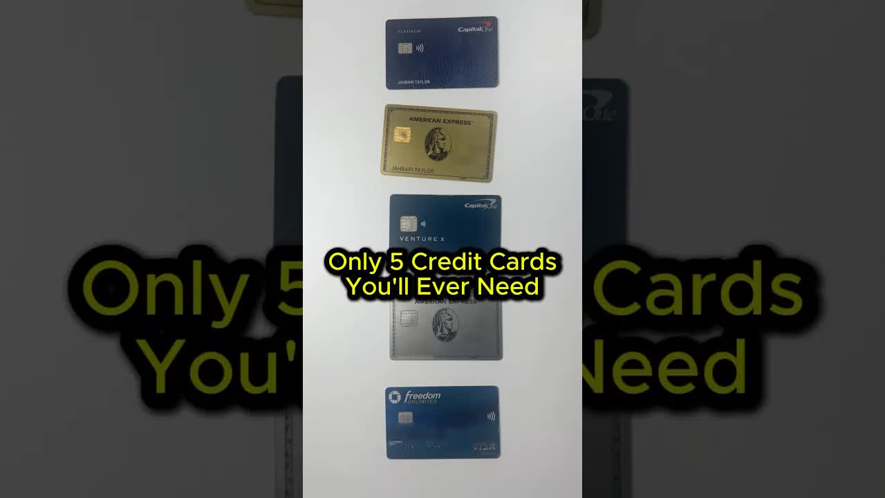 Video thumbnail for Top 5 Credit Cards You Need in 2024
