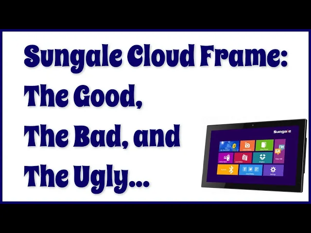 Video thumbnail for Sungale 19" Cloud Digital Picture Frame CPF1903 - REVIEW