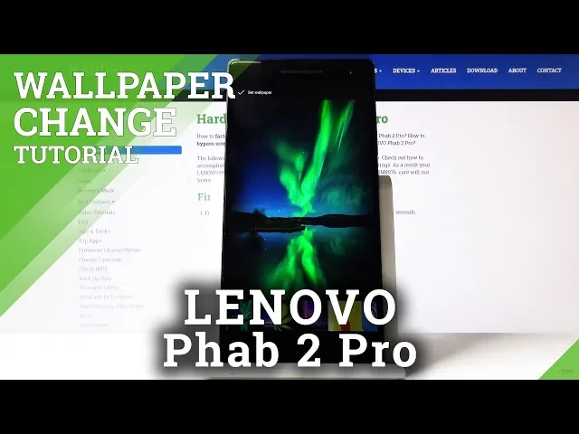 Video thumbnail for How to Change Wallpaper in LENOVO Phab 2 Pro – Wallpaper Update