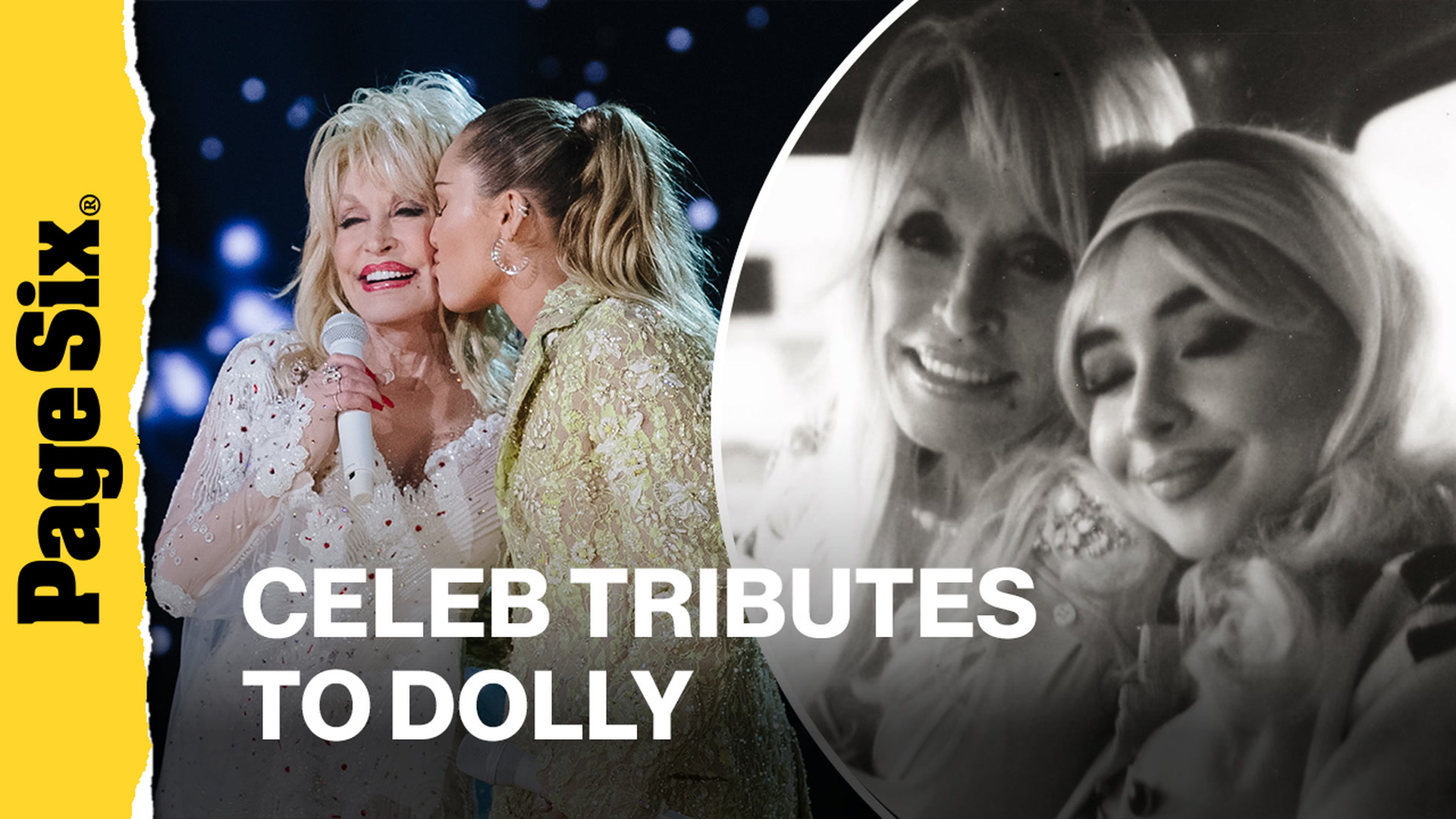 Video thumbnail for Miley Cyrus, Taylor Swift, Julia Roberts and more pay tribute to Dolly Parton after country legend's death