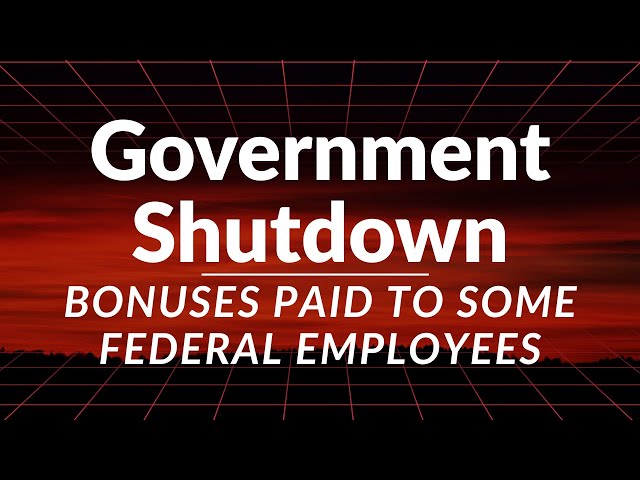 Video thumbnail for Some Federal Employees Get Bonuses After Government Shutdown Ends