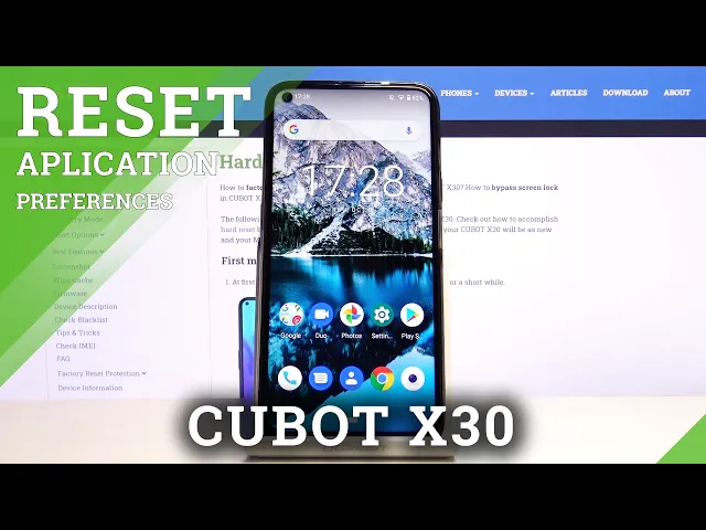 Video thumbnail for How to Reset App Preferences in CUBOT X30 – Restore App Preferences