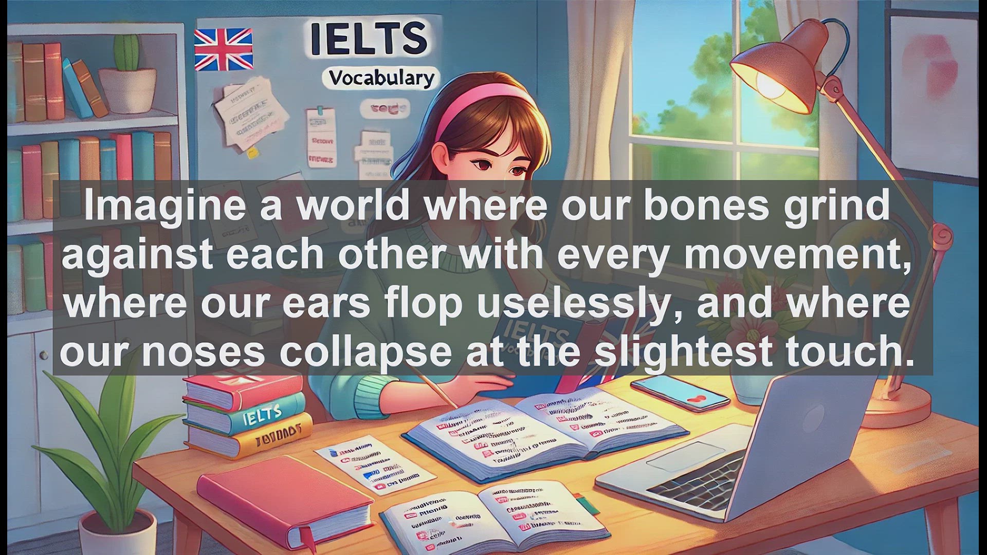 'Video thumbnail for 5000 Must Know IELTS 8.0 Vocabulary - Cartilage: The Unsung Hero of Body Structure | IELTS Vocabulary'