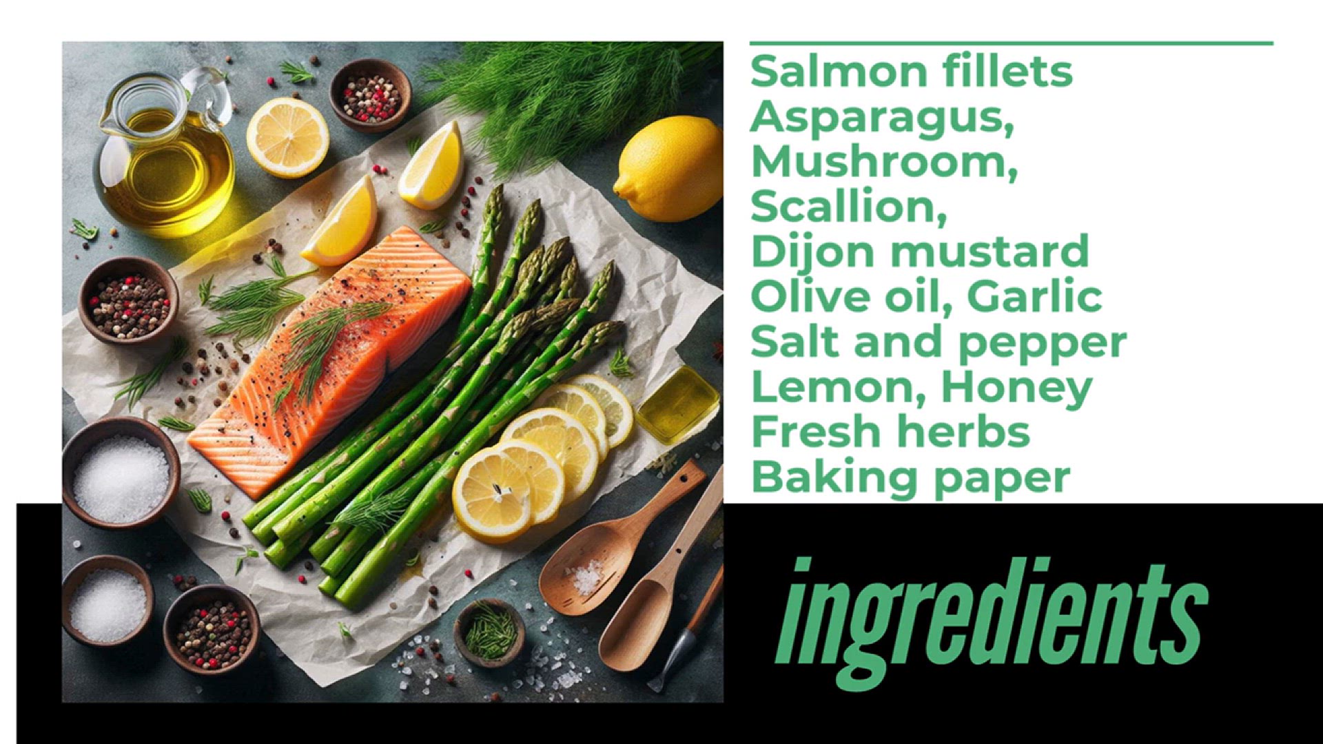 Video thumbnail for baked salmon and asparagus