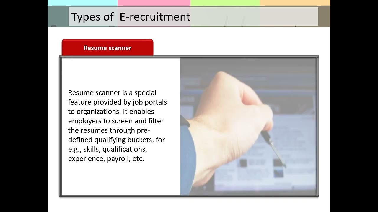 Video thumbnail for E recruitment