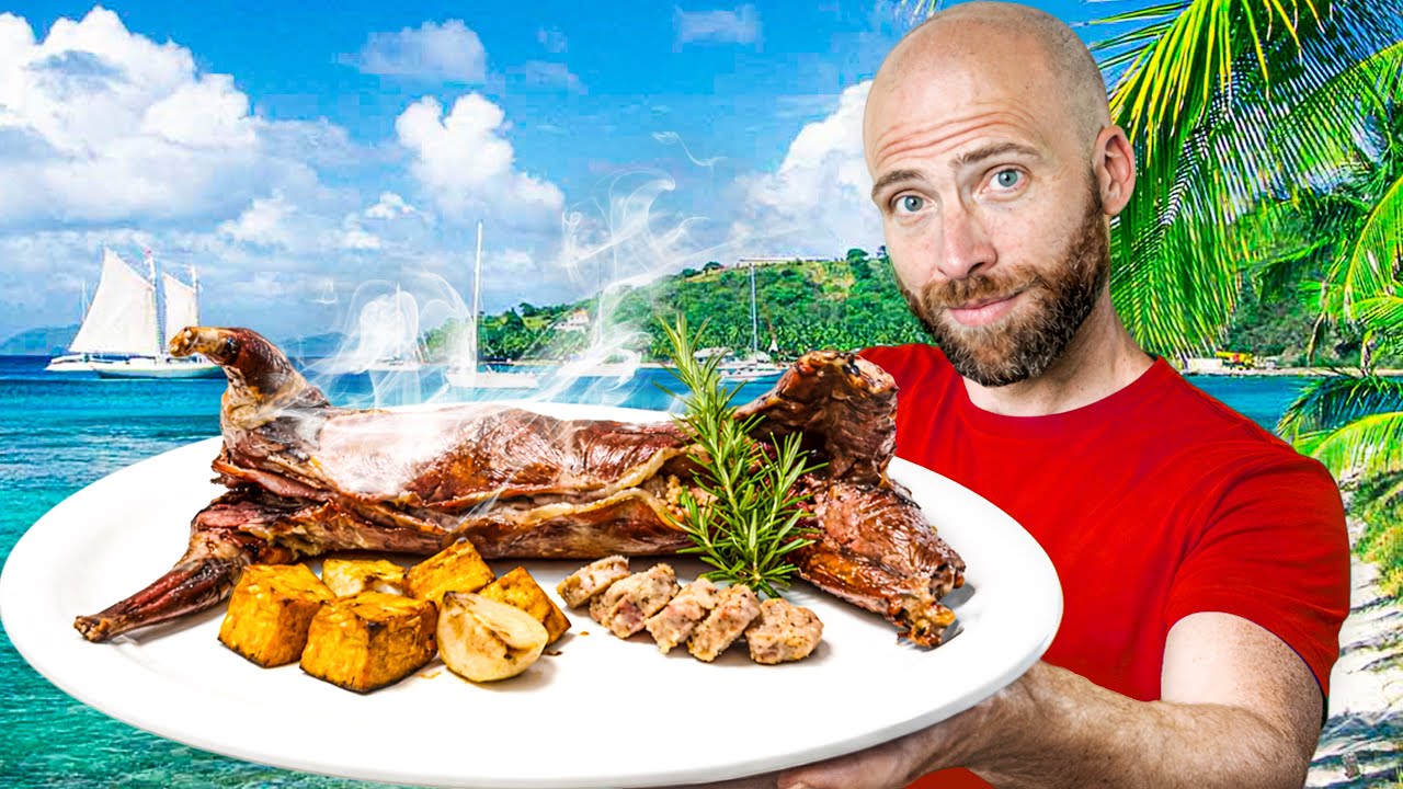 Video thumbnail for St. Vincent Food Marathon!! Street Food to Wild Island Eats!!