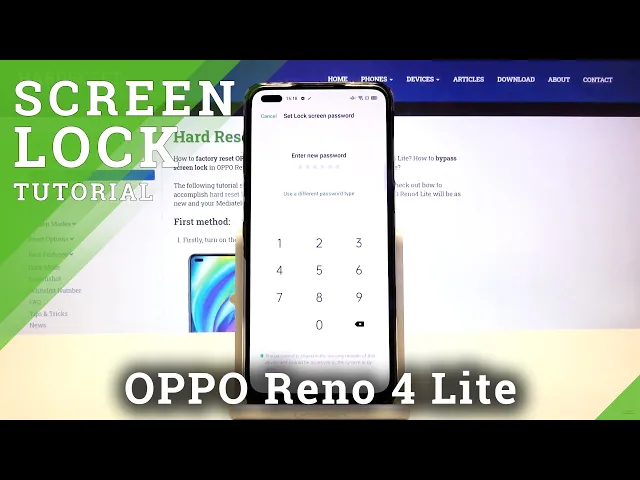 Video thumbnail for How to Turn On Screen Lock on OPPO Reno4 Lite – Set Screen Lock Pattern