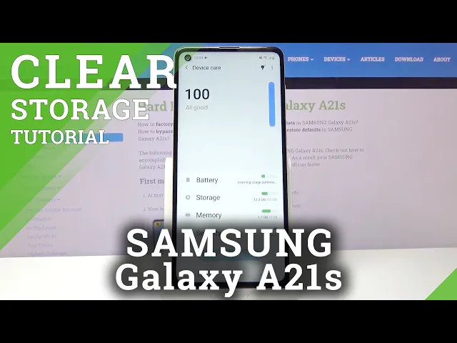 Video thumbnail for How to Clean Storage in SAMSUNG Galaxy A21s – Fasten Device