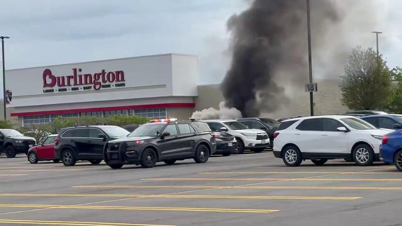 Video thumbnail for US: Pickup Truck Fire Breaks Out in Henrietta, NY.