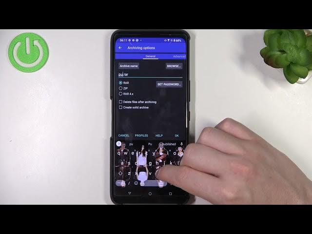 Video thumbnail for How To Pack Files into Rar & Zip Archives on Asus ROG Phone 6 - RAR app
