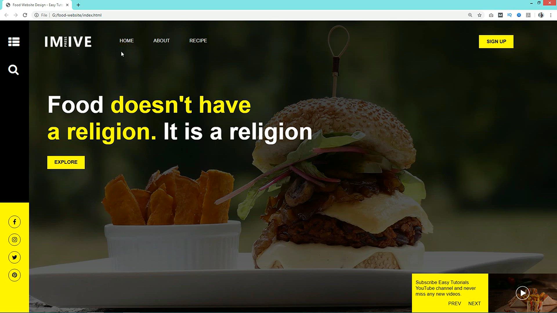 'Video thumbnail for How To Make Website Using HTML And CSS _ Responsive Web Design Tutorial'