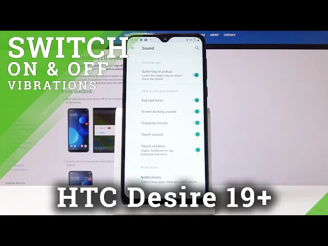 Video thumbnail for How to Customize Vibration Setup in HTC Desire 19+ |  Android Accessibility Settings
