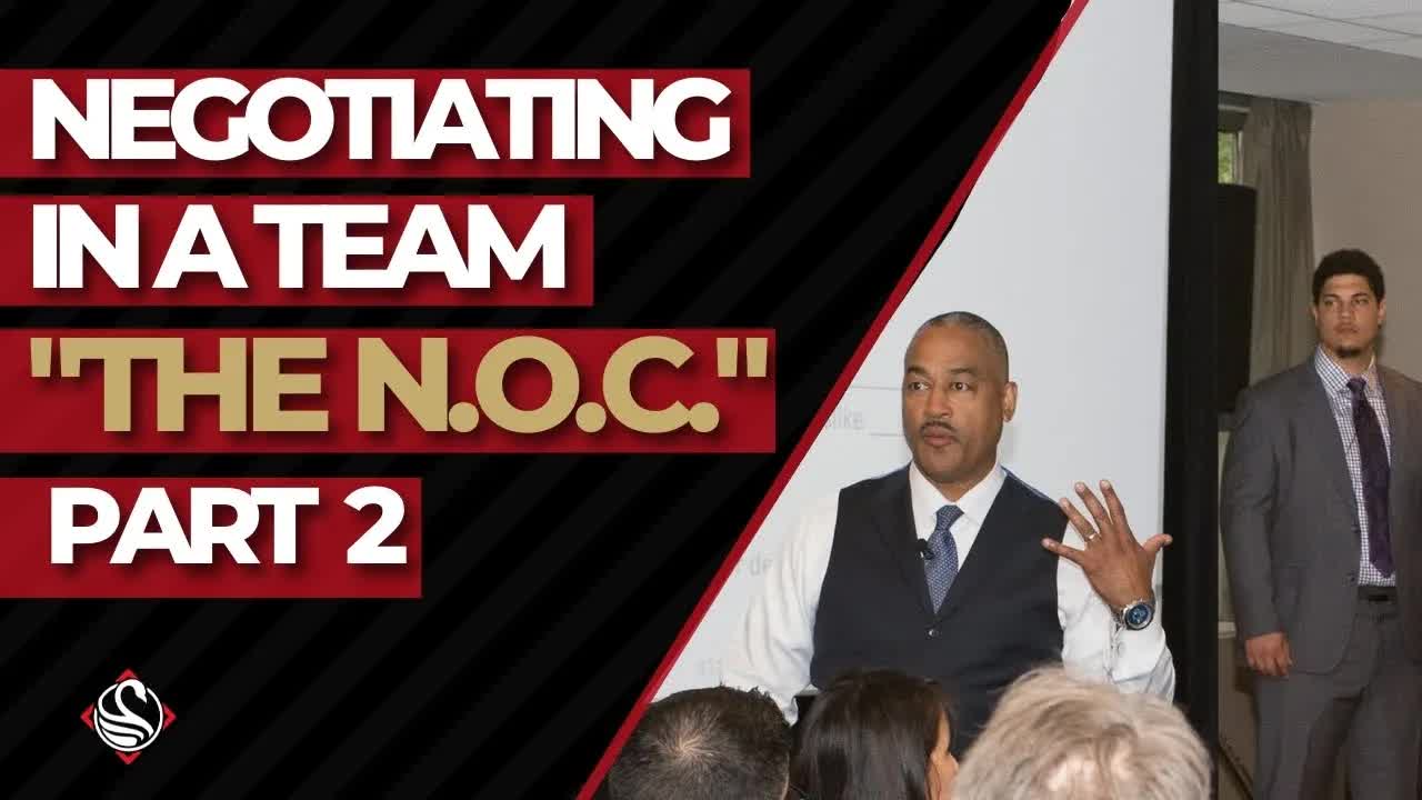Video thumbnail for negotiation mastery: team negotiation: how to negotiate effectively with brandon voss