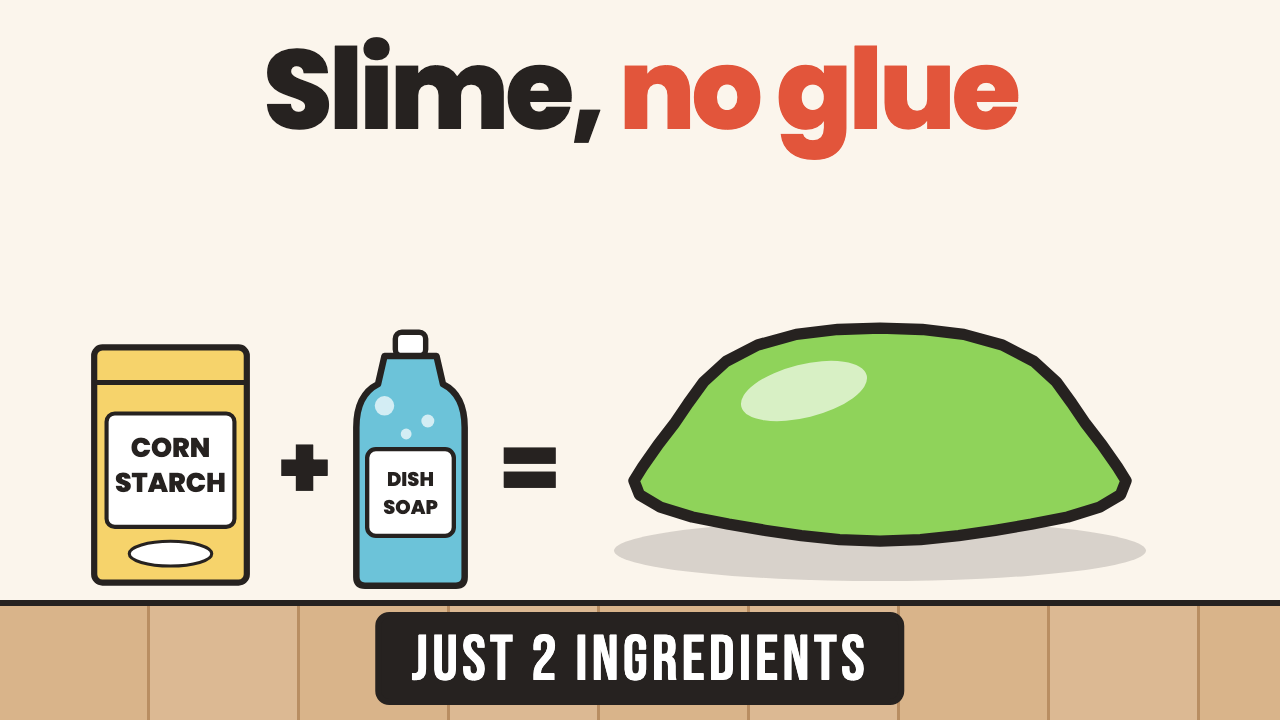 Video thumbnail for how to make slime no glue