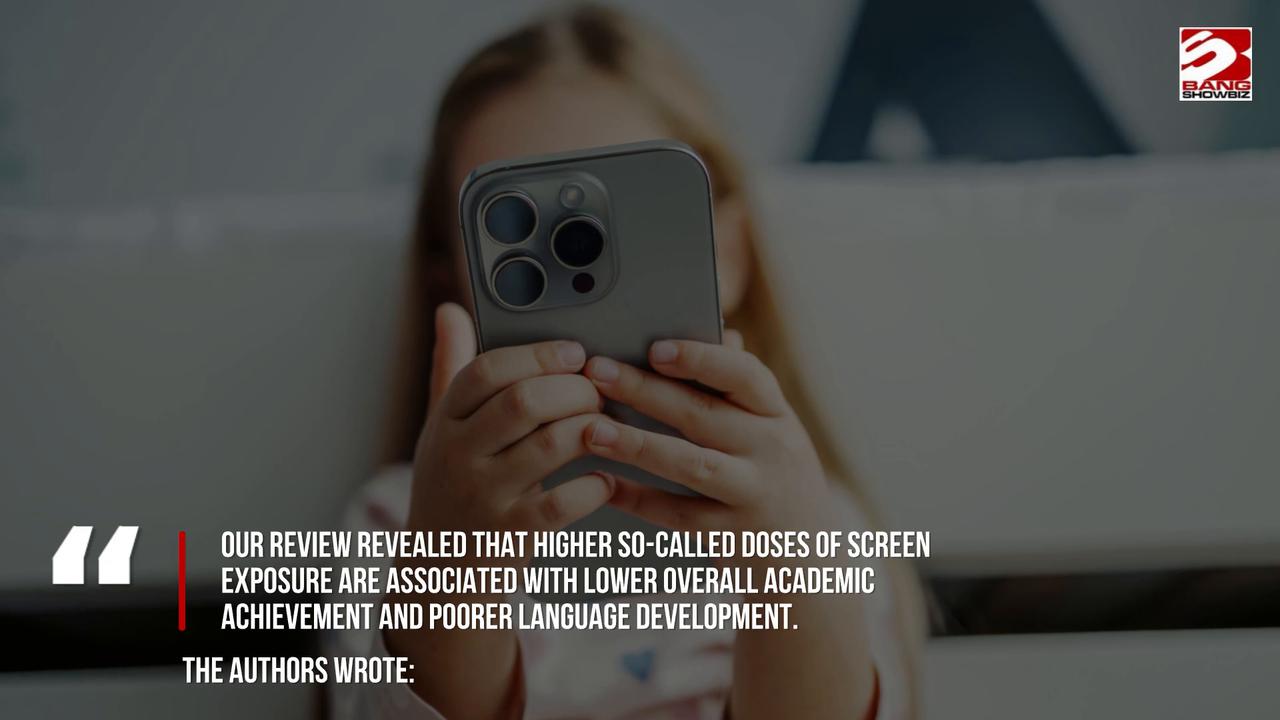 Video thumbnail for High screen time harms children's learning and language skills.