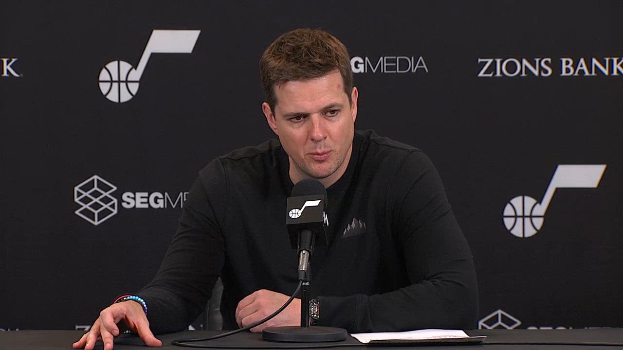 Video thumbnail for Will Hardy Dishes on Improvement of Jazz Center Walker Kessler.mp4