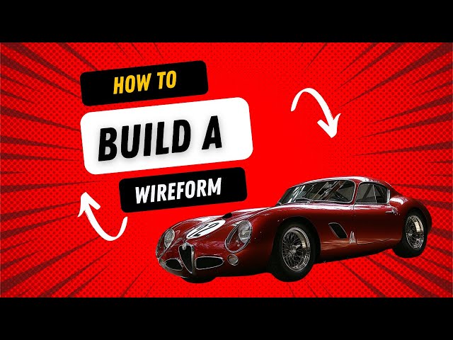 Video thumbnail for AI Alfa Romeo Scratch Build Series: Initial wires for the wireform (Episode 4)