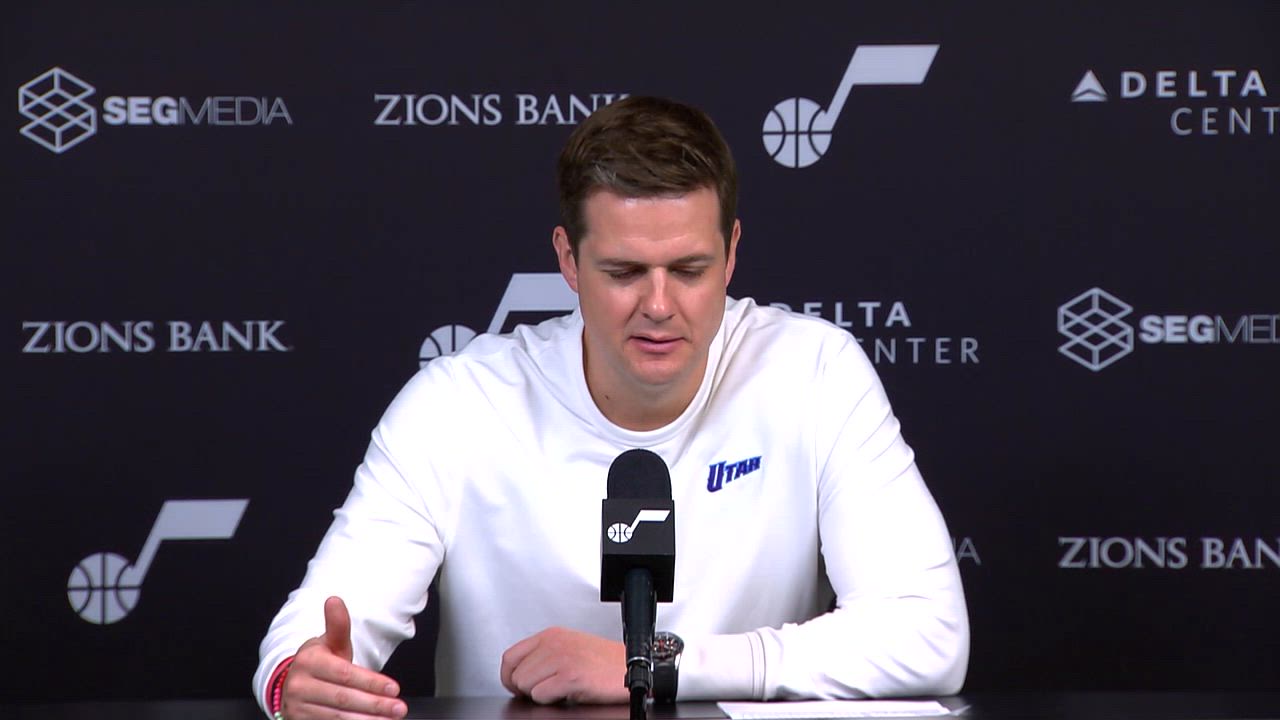 Video thumbnail for Will Hardy on Jazz's Oscar Tshiebwe's 36-Rebound Day