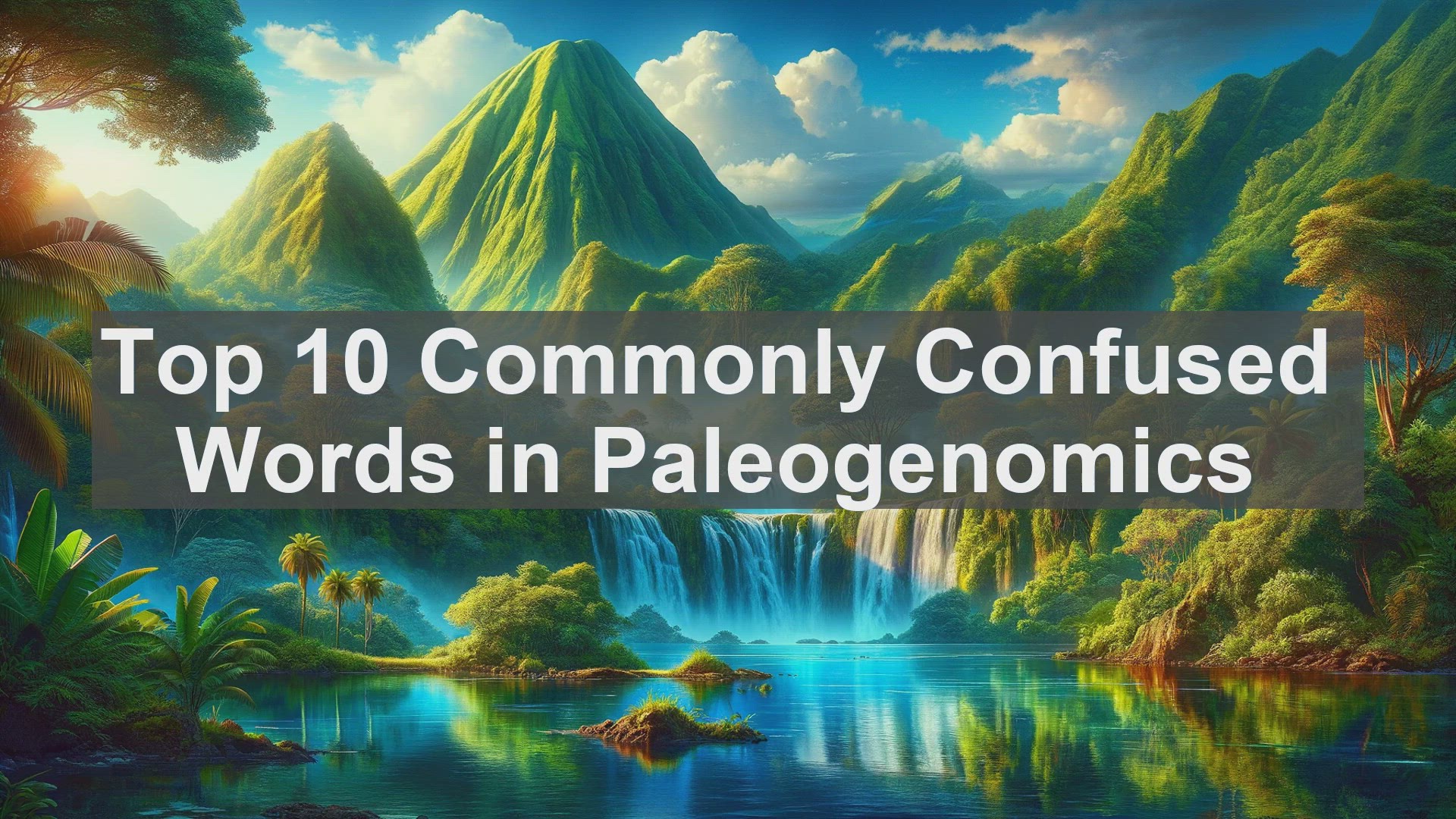 'Video thumbnail for Top 10 Commonly Confused Words in Paleogenomics'