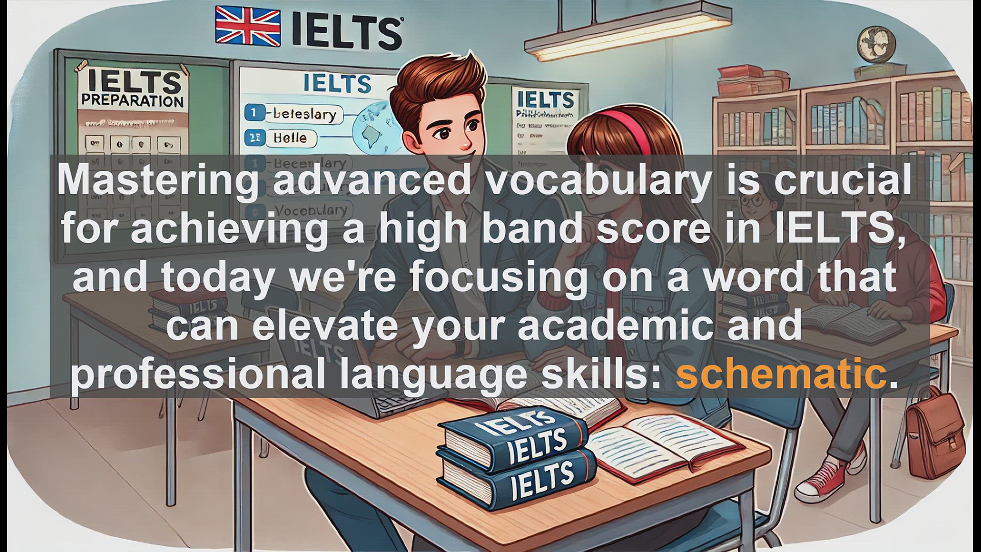 'Video thumbnail for 2000 Must Know IELTS 9.0 Vocabulary - IELTS Vocabulary: Understanding and Using 'Schematic''