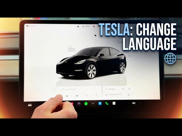 Video thumbnail for Change TESLA Language