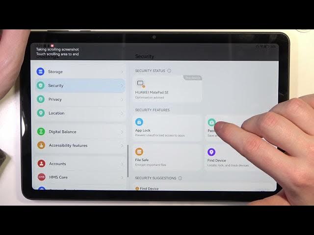 Video thumbnail for Huawei MatePad SE - How To Take Full Page Screenshot? Quick Way to Take Long Screenshot!