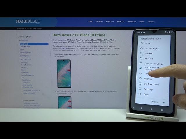 Video thumbnail for ZTE Blade 10 Prime Alarm Tones Presentation