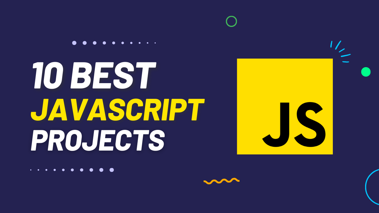 'Video thumbnail for Top 10 JavaScript Projects for Beginners with Source Code'