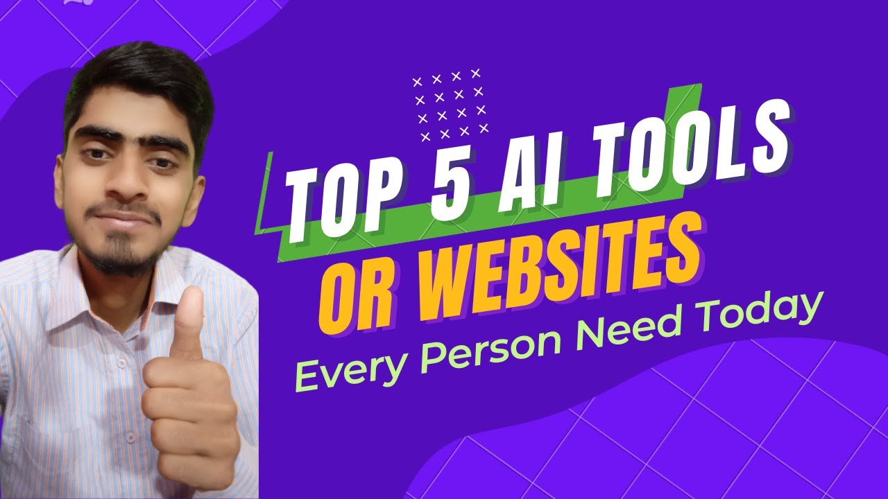 'Video thumbnail for Top 5 best AI tools and website very useful in 2023'
