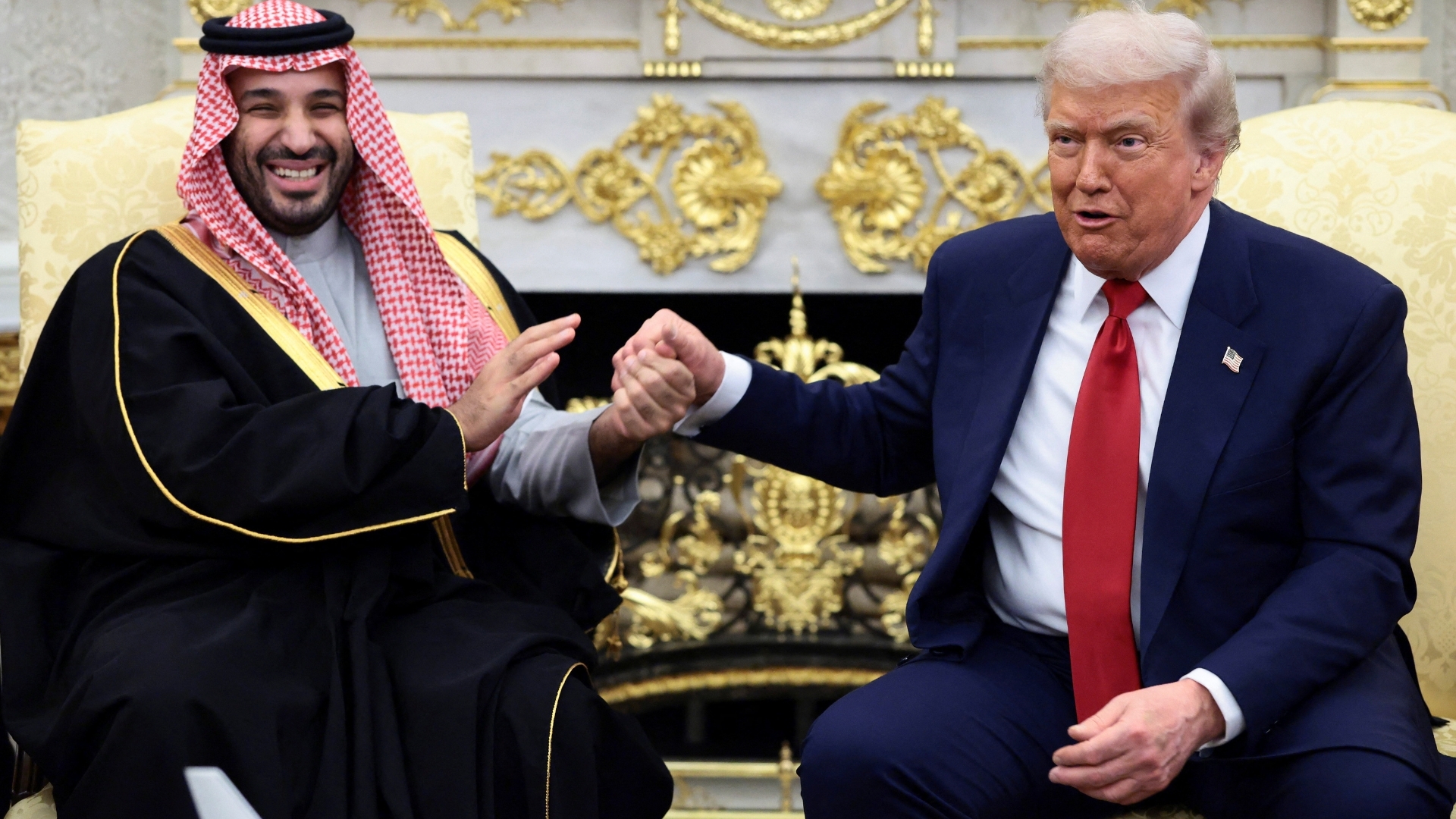 Video thumbnail for US-Saudi relations: Trump and Crown Prince make investment and defence promises