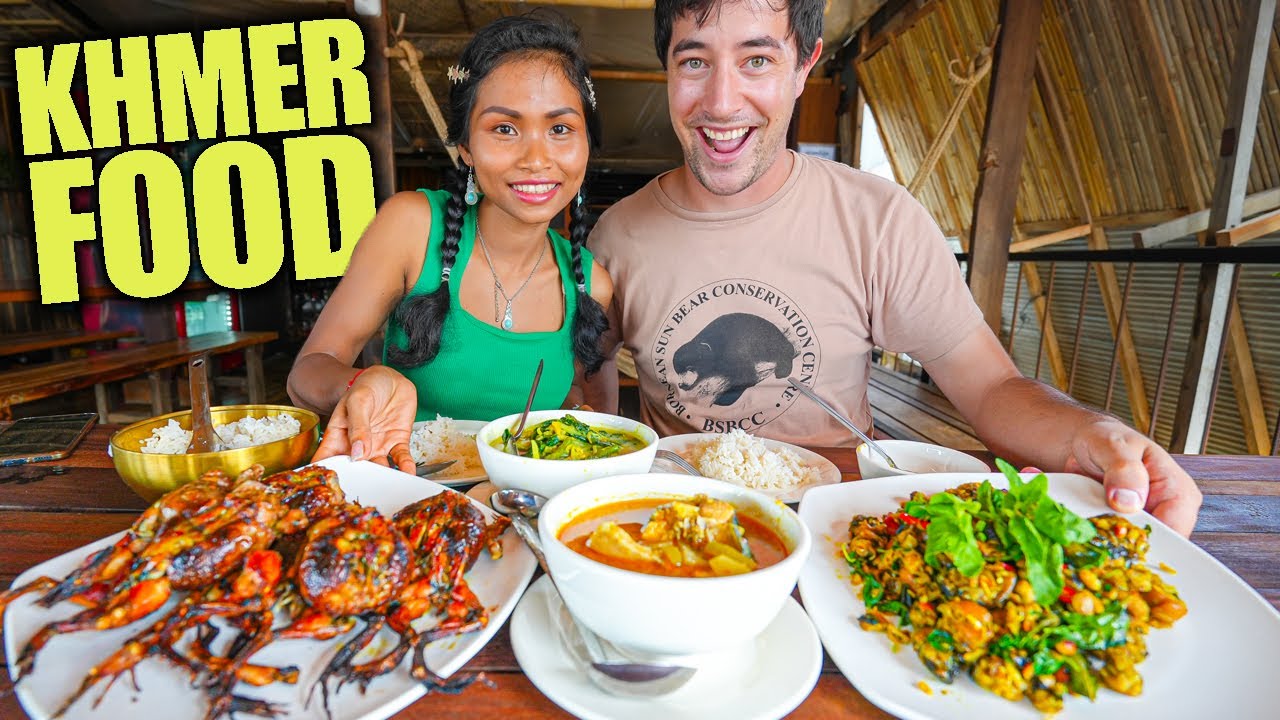 Video thumbnail for Cambodian Village Food STUFFED Frog BBQ in Floating Village កំពង់ឃ្លាំង w/ @zanastar