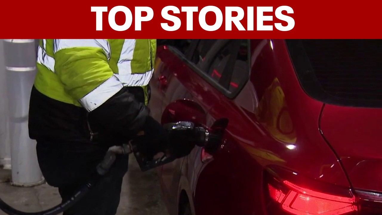 Video thumbnail for Gas prices rise amid Iran war; United Airlines enforces new headphone rule