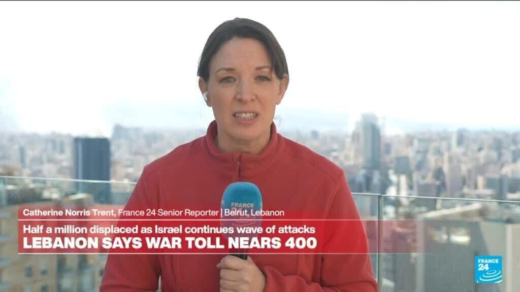 Video thumbnail for Half a million displaced in Lebanon amid intensifying Israeli strikes